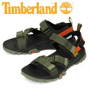 正規取扱店 Timberland (ティンバーランド) A2E4G GARRISON TRAIL SANDAL ギャリソントレイル ウェビングストラップサンダル Green TB413