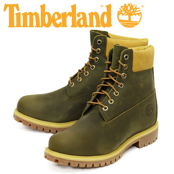 K戵X Timberland (eBo[h) A6291 6in PREM WP BT 6C`v~AEH[^[v[tu[c Olive TB461