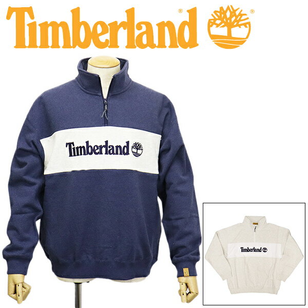 正規取扱店 Timberland (ティンバーランド) A6J2F HALF ZIP SWEAT ハーフジップスウェット 全2色 TB538