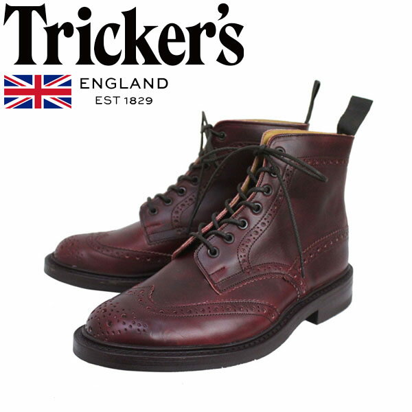 K戵X Tricker's gbJ[Y 2508M COUNTRY BROGUE(Jg[u[O) _CiCg\[ [|bvLoA TK025