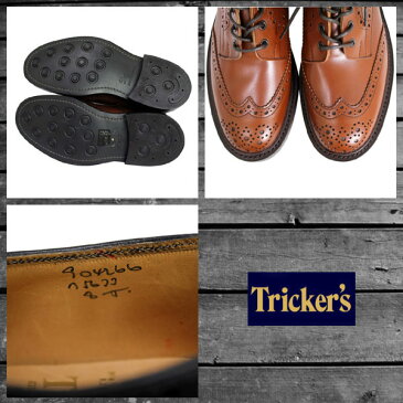 正規取扱店 Tricker's トリッカーズ 2508M COUNTRY BROGUE(カントリーブローグ) ダイナイトソール ビーチナットアンティーク TK026