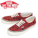 正規取扱店 VANS (ヴァンズ バンズ) VN0A2RR1X7Z Era 95 Dx エラ スニーカー (Anaheim Factory) Og Skulls / Og Red / Og Black VN185