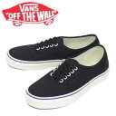 正規取扱店 VANS (ヴァンズ バンズ) VN0A348A40K Authentic オーセンティック スニーカー (Retro Cali) Raven/Spectrum Blue VN352