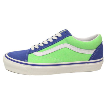 正規取扱店 VANS (ヴァンズ バンズ) VN0A38G2XFJ Old Skool 36 Dx オールドスクール スニーカー (Anaheim Factory) Og Blue/Og Neon Green VN203