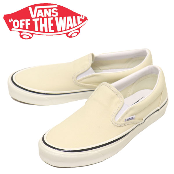 正規取扱店 VANS (ヴァンズ バンズ) VN0A3JEXQWP Classic Slip-On 98 Dx クラシック スリッポン スニーカー (Anaheim Factory) Og White VN324