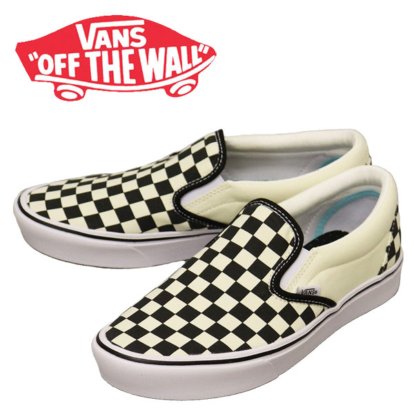 K戵X VANS (@Y oY) VN0A3WMDVO4 Ua Comfycush Slip-On Xb| Xj[J[ (Classic) Checkerboard x Tr VN533