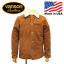 K戵X VANSON (o\) BW RANCH COAT `R[g TABACCO SUEDE