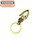 正規取扱店 VASSER(バッサー) Spear Hook Key Chain Antique Brass(スピアーフックキーチェーン アンティークブラス)