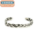 正規取扱店 VASSER(バッサー)Vintage Woven Bangle Silver(ヴィンテージウーブンバングルシルバー)