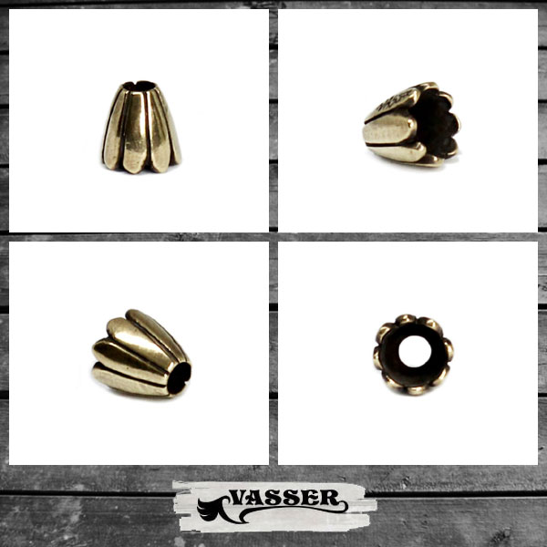 正規取扱店 VASSER（バッサー）Carved Beads Brass S(カーブドビーズブラスS)
