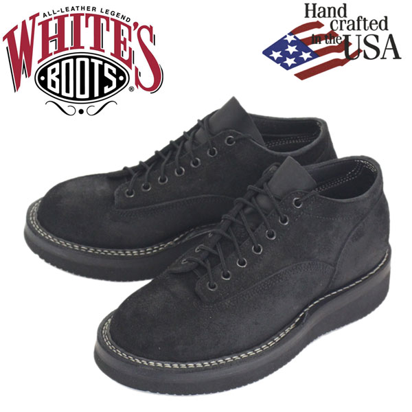 正規取扱店 WHITE 039 S (ホワイツ) 300NWLTT-C NORTHWEST OXFORD ノースウエスト オックスフォード レザーブーツ Black RO WH02