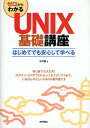 ゼロからわかるUNIX基礎講座 はじめてでも安心して学べる/中井獏【3000円以上送料無料】