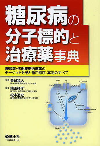 糖尿病の分子標的と治療薬事典 糖尿病・代謝疾患治療薬のターゲット分子と作用機序,薬効のすべて／春日雅人／綿田裕孝／松本道宏【3000円以上送料無料】