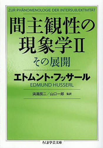 間主観性の現象学 2／エトムント・フッサール／浜渦辰二／山口一郎【3000円以上送料無料】