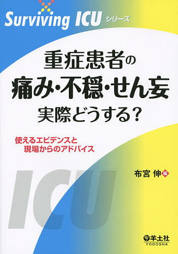 重症患者の痛み・不穏・せん妄実際どうする? 使えるエビデンスと現場からのアドバイス／布宮伸【3000円以上送料無料】