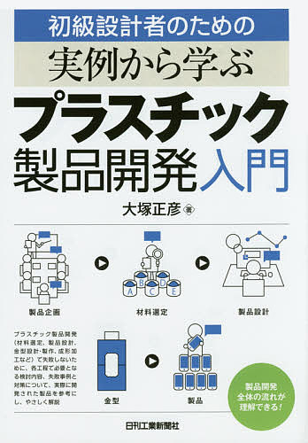 ※商品画像はイメージや仮デザインが含まれている場合があります。帯の有無など実際と異なる場合があります。著者大塚正彦(著)出版社日刊工業新聞社発売日2015年12月ISBN9784526074868ページ数188Pキーワードしよきゆうせつけいしやのためのじつれいから シヨキユウセツケイシヤノタメノジツレイカラ おおつか まさひこ オオツカ マサヒコ9784526074868内容紹介プラスチック製品開発（材料選定、製品設計、金型設計・製作、成形加工など）で失敗しないために、各工程で必要となる検討内容、失敗事例と対策について、実際に開発された製品を参考にし、やさしく解説。製品開発全体の流れが理解できる！※本データはこの商品が発売された時点の情報です。目次第1章 製品企画（製品開発フロー/他社製品の動向調査 ほか）/第2章 製品設計（プラスチック材料選定時の注意点（材料特性データの収集と分析）/材料の最終選定 ほか）/第3章 試作・評価（試作/試作サンプル ほか）/第4章 生産準備（生産に必要な治具・工具の準備/部品組み立て設備の準備 ほか）/第5章 生産（量産試作/量産）
