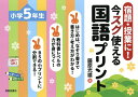 宿題・授業に!今スグ使える国語プリント 小学5年生/藤原光雄【3000円以上送料無料】