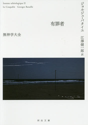 有罪者／ジョルジュ・バタイユ／江澤健一郎【3000円以上送料