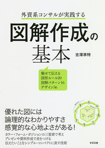 外資系コンサルが実践する図解作成の基本 魅せて伝える図形ルール20図解パターン16デザイン56/吉澤準特【3000円以上送料無料】