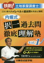 鉄則!土地家屋調査士内堀式択一過去問徹底理解塾 Vol.1/内堀博夫【3000円以上送料無料】