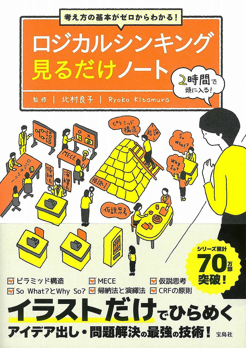 考え方の基本がゼロからわかる ロジカルシンキング見るだけノート／北村良子【3000円以上送料無料】