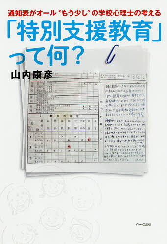 「特別支援教育」って何? 通知表がオール“もう少し”の学校心理士の考える/山内康彦【3000円以上送料無料】