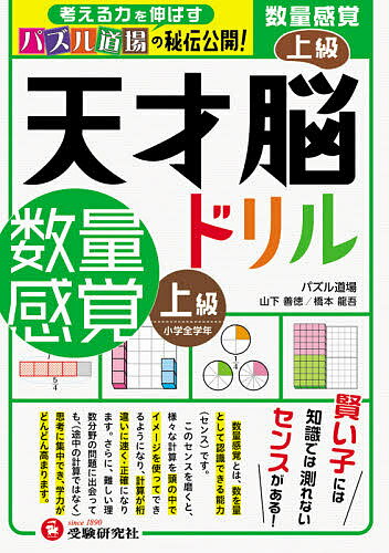 天才脳ドリル/数量感覚 パズル道場の秘伝公開! 上級／山下善徳／橋本龍吾【3000円以上送料無料】のサムネイル