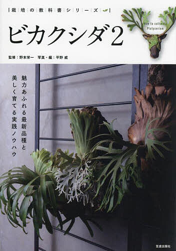 著者野本栄一(監修) 平野威(写真)出版社笠倉出版社発売日2023年10月ISBN9784773061468ページ数128Pキーワードびかくしだ2 ビカクシダ2 のもと えいいち ひらの たけ ノモト エイイチ ヒラノ タケ9784773061468内容紹介本書は2021年3月に発売された『栽培の教科書シリーズ・ビカクシダ』の第2弾。前回で基本となる原種18種の特長や、栽培の方法をおさえた上で、応用的な内容にスポットをあてました。インテリアとして美しいビカクシダを数多く管理、栽培している愛好家を取材して、そのすてきな暮らしぶりと、特徴的な育成法をガイド。また、マニアが所有している珍しい品種や立派に育った株を一挙掲載し、日本で育てた美しく貴重な優良株を役立つ栽培データとともに分かりやすく解説。◎CONTENTSINTRODUCTIONCHAPTER 1ビカクシダと暮らす野本栄一さん木村博さんpokomerryさん藤川貴久さんbigbellさん中島強さんkiyoshiさんbabyfaceさんCHAPTER 2ビカクシダ最新コレクション73ジェニーアリス伊弉諾、伊弉冉ディアオユニコーンカームアルシコルネ バッセイエリシークアドリディコトマムアーバンリバーハワイアンワイルドビフルカツムエスエスフーンホーンズサプライズクンポン風神ジンクスペガサスメテオシャワーアッキーアンデュレイトフロンズクラーケンドラゴンパオパオ×ドラゴンファイヤークラッカージェイドガールゴールドボーイフィッシュボーンイエロームーンドワーフエマイーワンクンポンマノラオモカームワリチーテンテンジェイドガールファイヤークラッカーアーバンリバーリドレイバリジェラワットハカペガサスビフルカツム×ウィリンキーファットプリンセスマセラティソードハワイアンワイルドリドレイインフィニティバンナドラゴン×マセラティピューチャンコンパクトホワイトビフルエフエスキューナンノンクアドリディコトマム×アルシコルネヘラフルムーン春雨サタヒップアルシコルネヒリーチャンタブーン…などCHAPTER 3ビカクシダの育成とアレンジワンランク上の栽培光温度水風肥料上手に育てるテクニック胞子葉の調整貯水葉の調整生長点のトラブルコルク加工の技術コルクに着生させよう【ショップガイド】オザキフラワーパーク※本データはこの商品が発売された時点の情報です。目次1 ビカクシダと暮らす（野本栄一さん/木村博さん/pokomerryさん ほか）/2 ビカクシダ最新コレクション73（ジェニー/アリス/伊弉諾、伊弉冉 ほか）/3 ビカクシダの育成とアレンジ（ワンランク上の栽培/上手に育てるテクニック/コルク加工の技術）