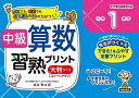 中級算数習熟プリント小学1年生 学校でも、家庭でも教科書レベルの力がつく! 大判サイズ 新装版/金井敬之/浜崎仁詩【3000円以上送料無料】