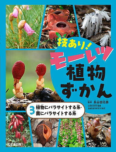 ※商品画像はイメージや仮デザインが含まれている場合があります。帯の有無など実際と異なる場合があります。著者長谷部光泰(監修)出版社鈴木出版発売日2024年03月ISBN9784790234302ページ数39Pキーワードプレゼント ギフト 誕生日 子供 クリスマス 子ども こども わざありもーれつしよくぶつずかん3 ワザアリモーレツシヨクブツズカン3 はせべ みつやす ハセベ ミツヤス BF56304E9784790234302内容紹介厳しい自然界を生きぬくために、不思議な仕掛けや思いもよらない仕組みを編み出してきたモーレツな植物たち。そのスゴ技の数々を一挙に紹介する3巻セット。第3巻のテーマは「パラサイト（寄生）」。多くの植物は、根で菌類と共生し、光合成でつくった糖を菌類に与えるかわりに、菌類から窒素やリンをもらっています。ところが、ほかの植物から栄養を横どりしたり、菌類に糖を与えずに窒素やリンをちゃっかりもらっている植物がいます。かれらは「寄生植物」と呼ばれ、植物に寄生する植物は「吸器」という特別な部分をつくるので、吸器寄生植物、菌類に寄生する寄生植物は、菌従属栄養植物と呼ばれます。さらに、光合成ができる植物・できない植物、寄生なしでも生きつづけられる植物・寄生なしでは生きていけない植物がおり、それらを分類ごとに24種紹介します。そのほか、植物学者である監修者の現在の研究を聞くインタビューや、寄生植物の探し方、寄生植物を数多く見ることができる植物園紹介ページなど、コラムも充実！まだまだたくさんのナゾが残っている、寄生植物たちの神秘の世界をぜひ覗いてください！！※本データはこの商品が発売された時点の情報です。目次植物にパラサイトする系（ヤドリギ/ビャクダン/ツクバネ/ツチトリモチ/コシオガマ ほか）/菌にパラサイトする系（ギンリョウソウ/シャクジョウソウ/ベニバナイチヤクソウ/ツチアケビ/ショウキラン ほか）