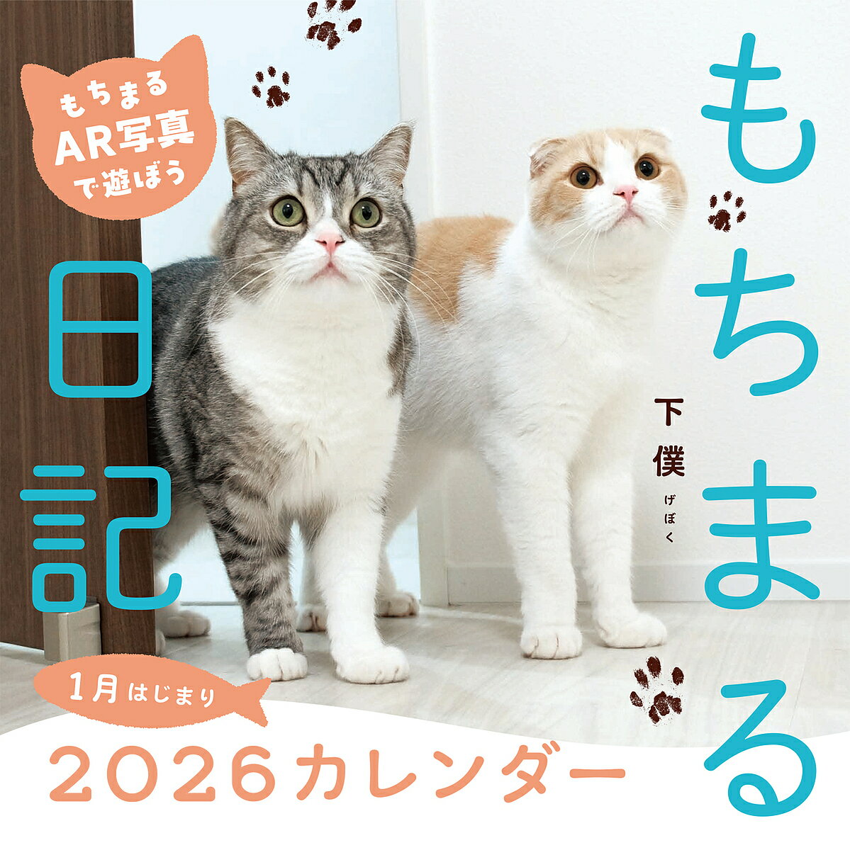 2026もちまる日記1月はじまりカレンダ【3000円以上送料無料】