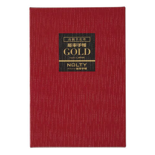 ウィークリー NOLTY(ノルティ) 能率手帳ゴールド(黒)[3121] 2026年1月始まり【3000円以上送料無料】