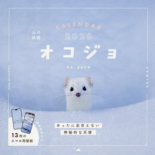 山の妖精オコジョCALENDAR2026【3000円以上送料無料】