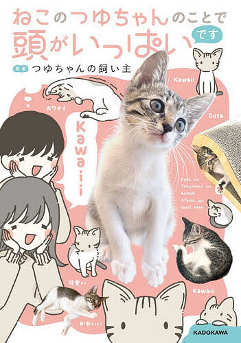 ※商品画像はイメージや仮デザインが含まれている場合があります。帯の有無など実際と異なる場合があります。著者つゆちゃんの飼い主(著)出版社KADOKAWA発売日2026年02月ISBN9784046856906ページ数127Pキーワードねこのつゆちやんのことであたま ネコノツユチヤンノコトデアタマ つゆちやん の かいぬし ツユチヤン ノ カイヌシ9784046856906内容紹介お迎え1日目から約2カ月半のつゆちゃんの成長の記録。※本データはこの商品が発売された時点の情報です。目次第1章 我が家に子ねこがやってきた（初日から甘やかしまくっています/初日のビックリエピソード/名前の由来 ほか）/第2章 つゆちゃんと暮らせて光栄な日々（酔いも醒めるかわいさ/よくスマホの上に座っています/人生で最もしあわせなこと ほか）/第3章 つゆちゃんのかわいさに溺れまくる（つゆ姫/遊んでほしい/しょうがないなあ ほか）