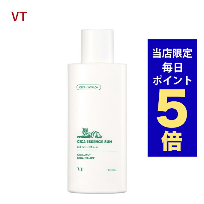 韓国コスメ 日焼け止め VT 日焼け止め VT シカ エッセンス サンクリーム 100ml UVケア SPF50＋ PA＋＋＋＋ ※箱だし