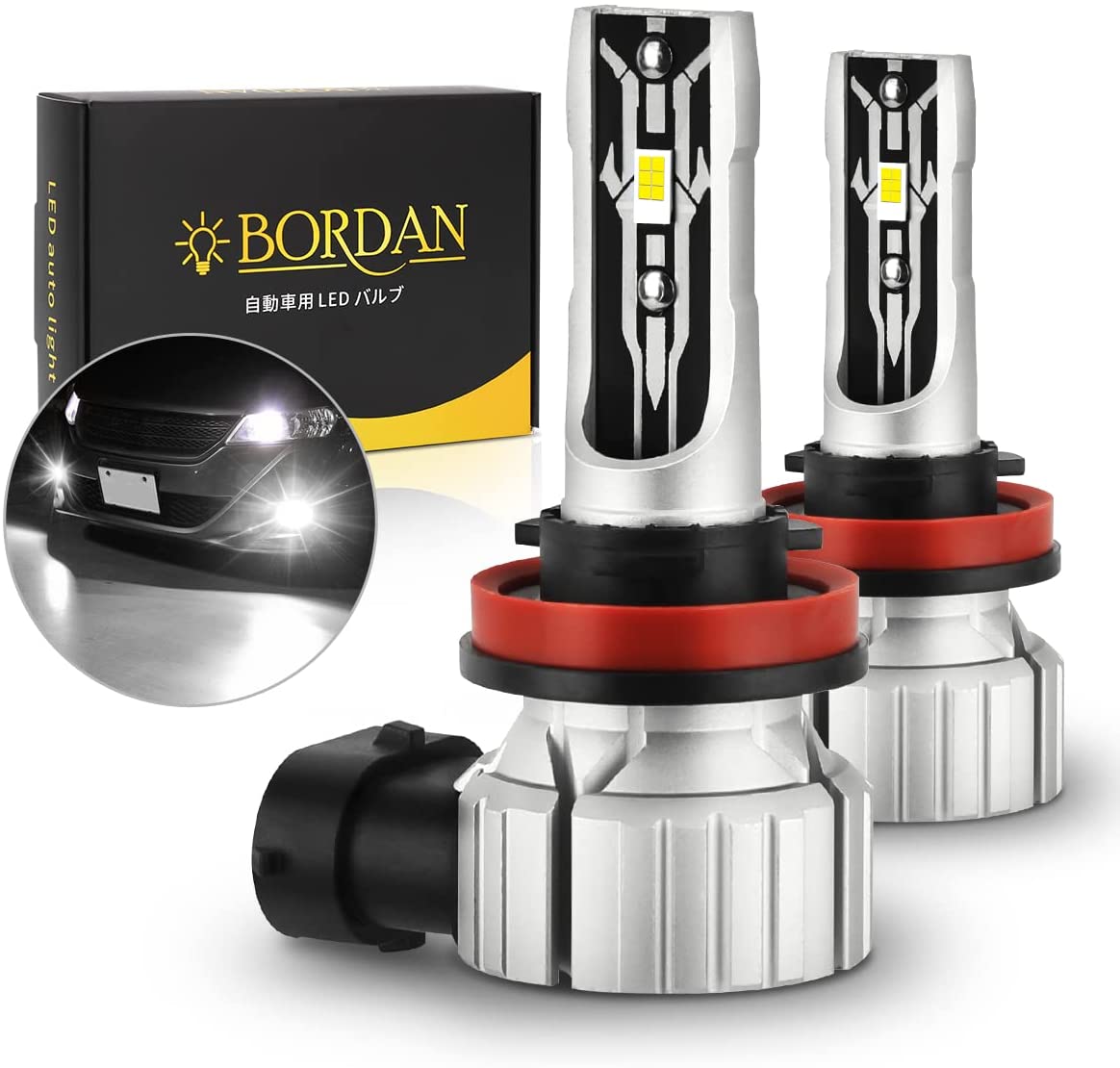 ֡㤤ޥ饽󥻡롦15%ա BORDAN ̵ H16/H11/ H8 led إåɥ饤 ե ָб 20W¦ ۥ磻 6000K DC9V/12Vб ϥѥ  h16 h8 led Х ե Ķ⵱ Ϫк IP68ɿ 2 1ǯݾڡפ򸫤