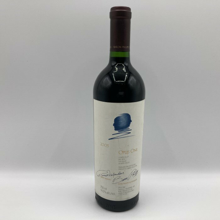 新宿手渡し限定‼️【超特大】オーパス ワン 2005 Opus One 空瓶 OPUS ONE オーパスワン 2005 赤ワイン 750ml 14%｜前橋市天川原町の