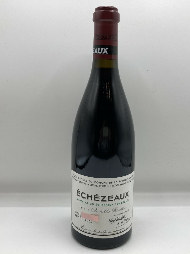 【タイムセール】2002 エシェゾー グランクリュ/ドメーヌデ ベルドリ 期間限定セール中】 2002 エシェゾー グランクリュ/ドメーヌ デ ベルドリ