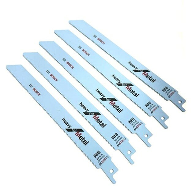 ☆未使用品☆BOSCH ボッシュ セーバーソー替刃5本組 金属用 S1025VF