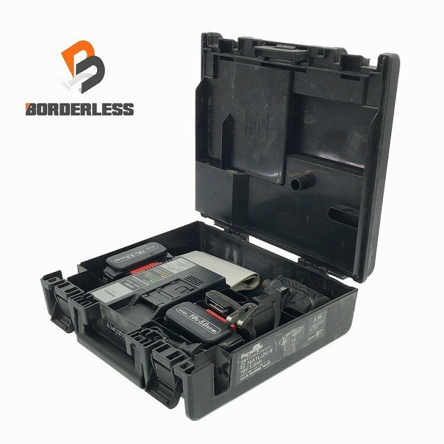 ������ʡ�Panasonic �ѥʥ��˥å� 14.4V/18V ���ť���ѥ��ȥɥ饤�С� EZ76A1LJ2G-B �� �Хåƥ�2��(18V5.0Ah) ���Ŵ� ������