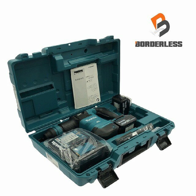☆未使用品☆ makita マキタ 18V 充電式ケレン HK180DRGX バッテリー2個付き 充電器...
