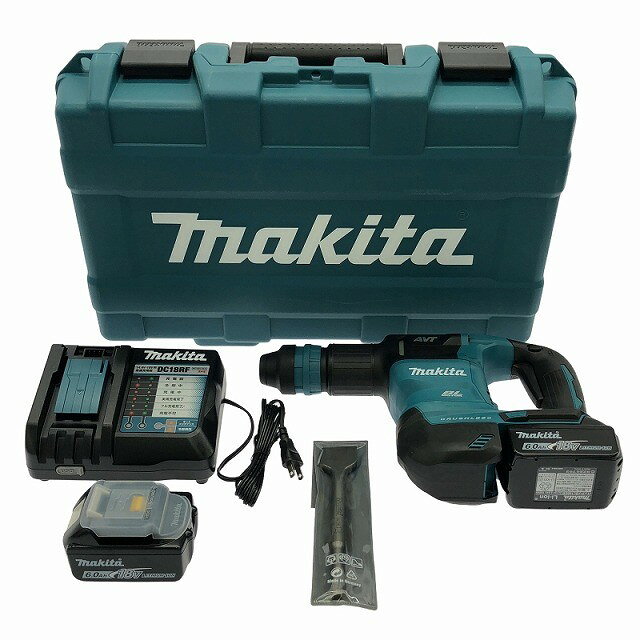 ☆未使用品☆ makita マキタ 18V 充電式ケレン HK180DRGX バッテリー2個付き 充電器...
