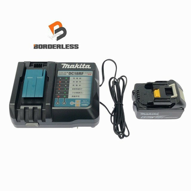 ☆箱なし未使用品セット☆makita マキタ 純正リチウムイオンバッテリ 18V6.0Ah BL1860B 急速充電器 DC18RF116707