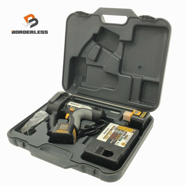 ☆中古品☆National ナショナル 12V 全ネジカッター EZ3561 本体+バッテリー2個(3.0Ah)+充電器+ケース 松下電工 パナソニック118613