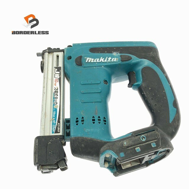 ☆中古品☆makita マキタ 14.4V 10mm幅 充電式タッカ ST120DZK 本体のみ120469