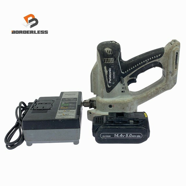 ☆中古品☆Panasonic パナソニック 14.4V 充電全ネジカッター EZ4540 バッテリ1 ...