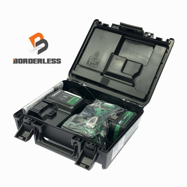 ☆未使用☆HiKOKI ハイコーキ コードレスインパクトドライバ WH18DC(2XPZ) 緑 バッテリー2個(BSL36A18X) 充電器 ケース付12499...