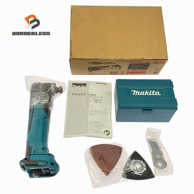 ☆未使用☆makita マキタ 14.4V 充電式マルチツール TM41DZ 本体 ツールボックス ブレード付き ※コメント..