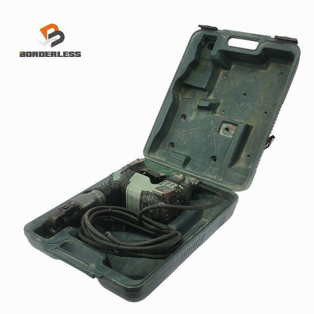 ☆中古品☆HITACHI 日立工機 100V 六角軸 電動ハンマー H41SA2 ケース付き 電気ハンマー ハツリ120951