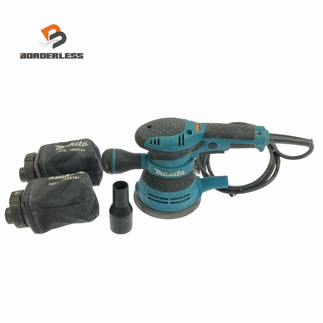 ☆中古品☆makita マキタ 100V 125mm ランダムオービットサンダ BO5041 集塵袋付 コード式 オービタルサ..